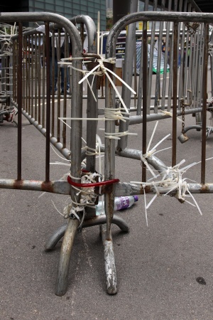 Barricade
Admiralty, Hong Kong