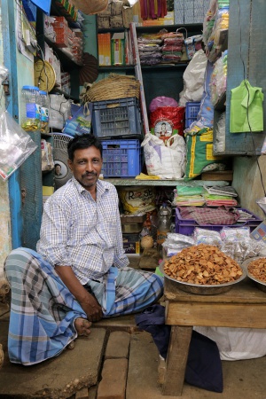 Betel nut merchant
Pondicherry, India
