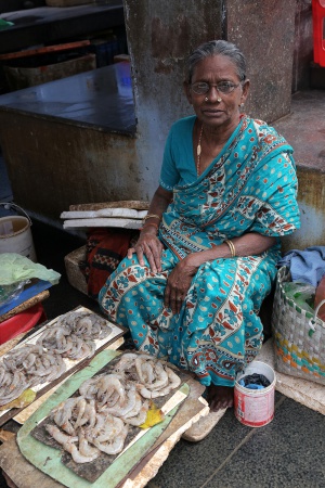 Shrimp Vendor
Pondicherry, India