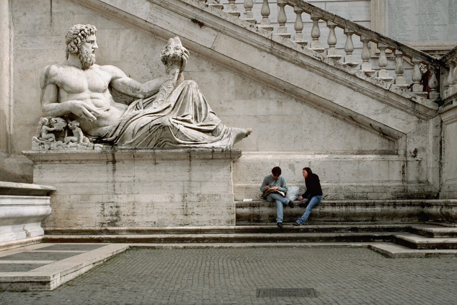 bill-hocker-piazza-del-campidoglio-rome-italy-2001