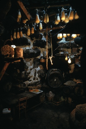 Pecorino Cheese in a Nuraghe
 Sardinia
