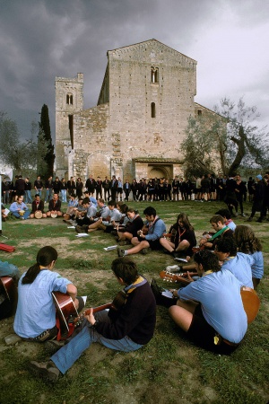 Scouts, Sant'Antino Abbey
Near Montalcino, Italy

