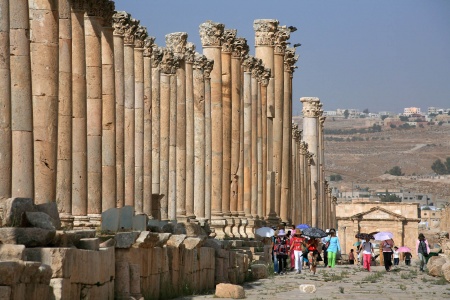 ColonnadeJerash, Jordan