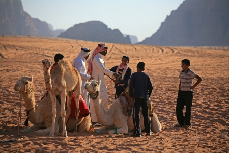 Camel Touts
Wadi Rum, Jordan 
