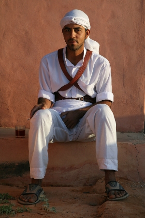 Waiter, Jabal Rum CampWadi Rum, Jordan 