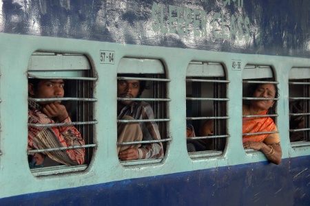Departing Train, Howrah StationKolkata, India 