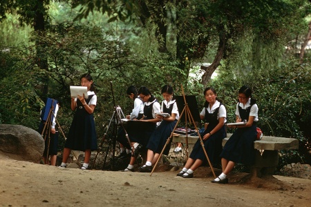 Art Class,
Tongdo Monastery, Korea
