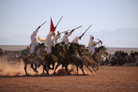 Horse Fantasia
Between Marrakech and Essaouira,
Morocco