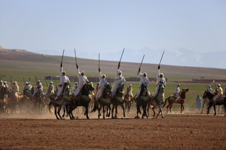 Horse Fantasia
Between Marrakech and Essaouira,
Morocco
