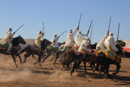 Horse Fantasia
Between Marrakech and Essaouira,
Morocco