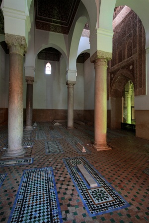 Antechamber, Saladin Tombs
Marrakech, Morocco