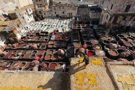 Chowara Tannery
Fes el Bali, Morocco