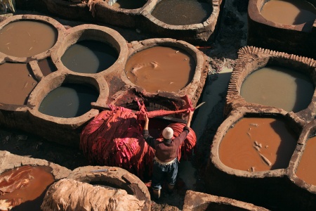 Chowara Tannery
Fes el Bali, Morocco