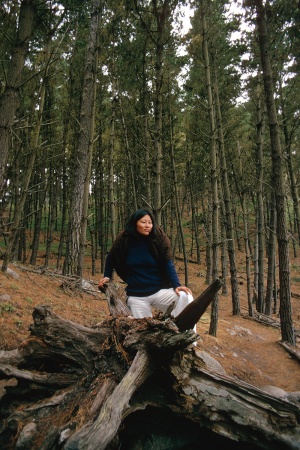 Posing on TreePoint Lobos, California