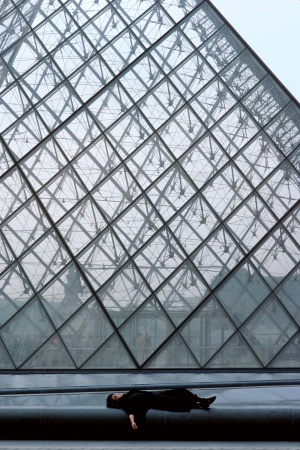 Jetlagged at the LouvreParis, France