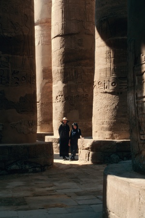 With NancyKarnak, Egypt