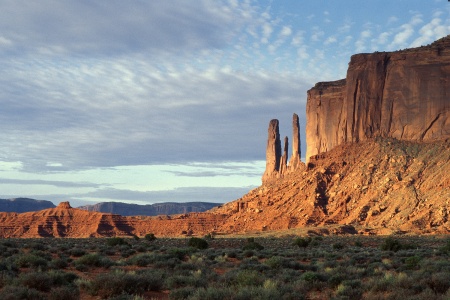 Three SistersMonument Valley Tribal Park