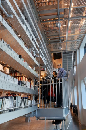 Mui, Meejin with project manager
Mui Ho Fine Arts Library
Cornell University
Ithaca, New york