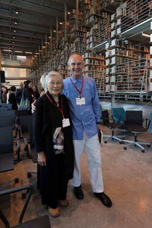 Mui and Architect Wolfgang Tschapeller
Mui Ho Fine Arts Library
Cornell University
Ithaca, New York