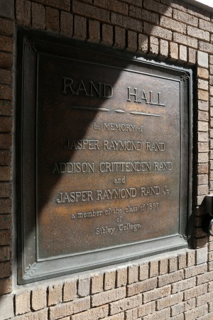 Rand Hall
Mui Ho Fine Arts Library
Cornell University
Ithaca, New York