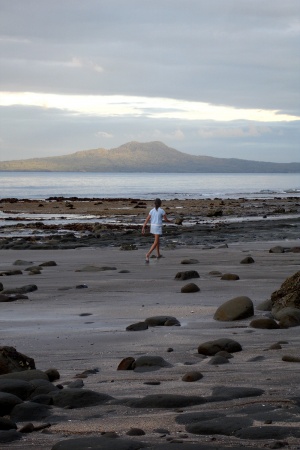 Rangitoto Volcanofrom Rothesay Bay Auckland, New Zealand