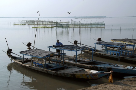 Tour Boats, Chilika LakeOrissa, India