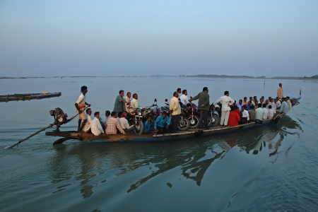 Ferry, Chilika LakeOrissa, India