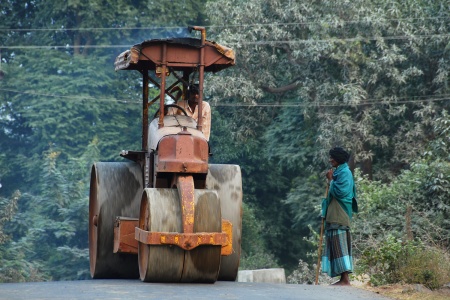 Steam RollerRural Orissa, India
