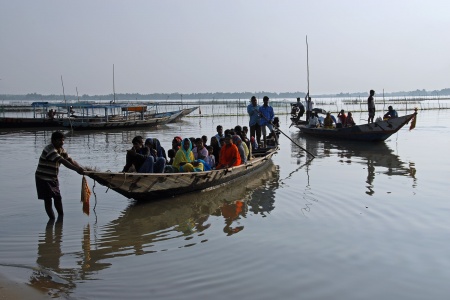 Ferry Landing, Chilika LakeOrissa, India