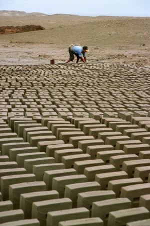 Adobe Bricks
Near Pacasmayo, Peru
