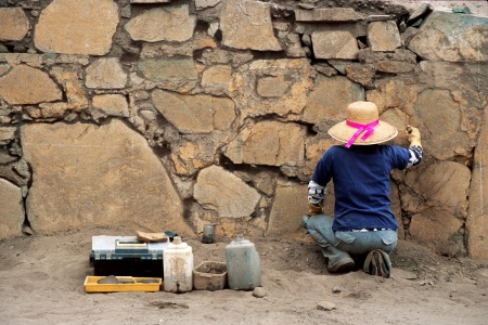 ArcheologistCaral, Peru