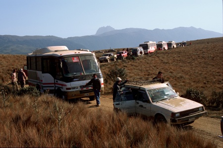 Andean Traffic
Near Tres Cruces, Peru