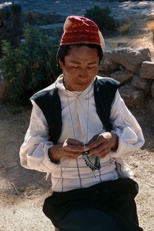 Knitting Man
Taquile Island
Lake Titicaca, Peru