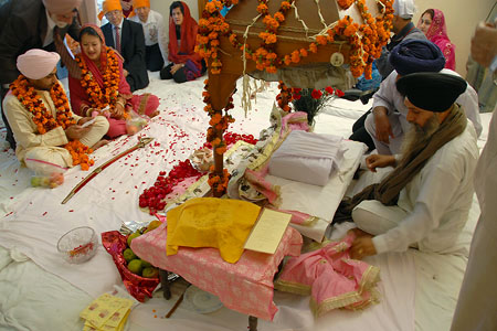 Guru Granth Sahib is WrappedJalandhar, India