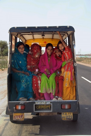Two Brides Off to WeddingsGrand Trunk Road, India
