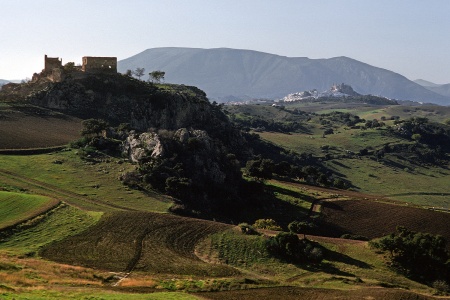 Approaching Olvera, Spain