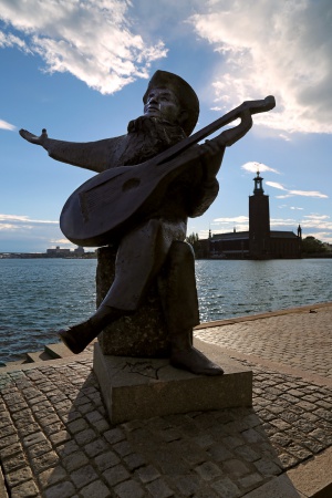 Swedish Troubadour Evert Taub
Stockholm City Hall
Stockholm, Sweden