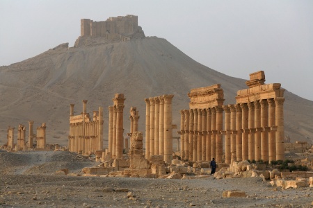 Castle and ColonnadePalmyra, Syria