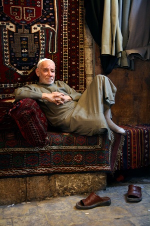 Rug Merchant
Al-Madina Souq
Aleppo, Syria