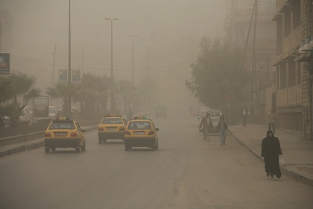 SandstormLeaving Aleppo, Syria