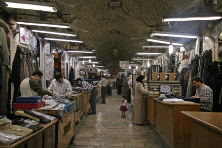 Mens' Tailors
Al-Madina Souq
Aleppo, Syria