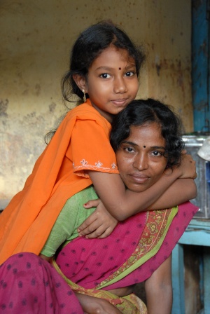 Mother and Daughter
Pondicherry, India