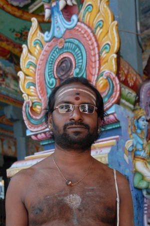 Priest, Hindu Temple
Pondicherry, India
