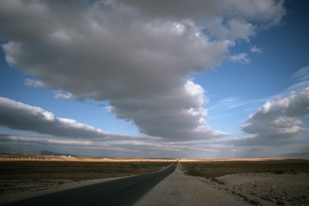 HighwayNear Sbeitla, Tunisia