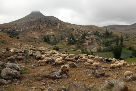 Above Güzelyurt, Turkey